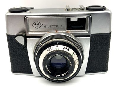 Agfa Silette I Sucherkamera mit Color Agnar 1:2,8 45mm Prontor 125 Analogkamera