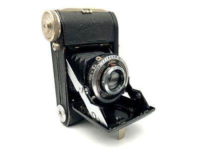 Balda Baldini Klappkamera mit Baltar 5cm 1:2,9 Analogkamera