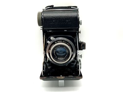 Balda Beltica Klappkamera mit E. Ludwig Meritar red V 50mm 1:2.9 Cludor