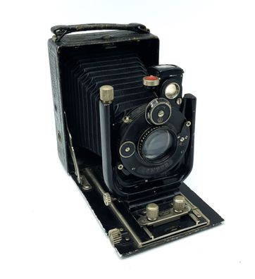 Contessa Nettel Adoro Plattenkamera mit Carl Zeiss Tessar 12cm 1:4,5