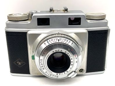 Agfa Super Silette Sucherkamera Solinar 1:3.5/45mm Synchro-Compur Analogkamera