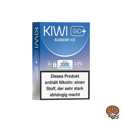 KIWI GO+ POD Blueberry Ice 20mg/ml Nikotin à 2 Pods