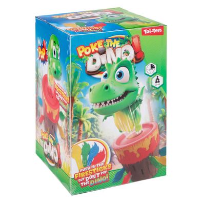 GAMES „Piekse den Dino“ Vulkan Toi-Toys – Geschicklichkeitsspiel für Kinder