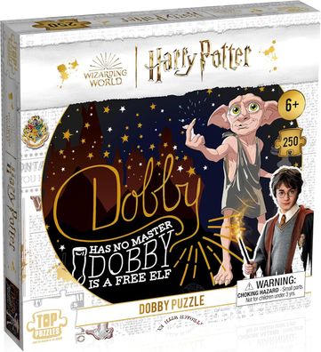 Winning Moves Puzzle Dobby – 250 Teile Harry Potter Fan-Puzzle