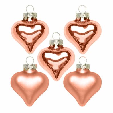 Herzen 8 Stk 4 cm Sweet Melon