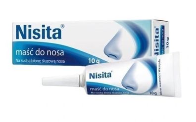 Nisita Nasensalbe 10g - Medizinisches Nasenpflegeprodukt mit langem Verfallsdatu