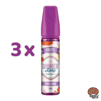 Dinner Lady PURPLE RAIN Longfill Aroma für E-Zigaretten - Fruits 3x 14ml
