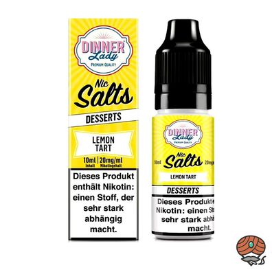 Dinner Lady Lemon Tart Nikotinsalz 20mg/ml Nikotin, 50/50 Liquid 10ml