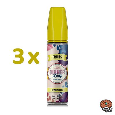 Dinner Lady KIWI MELON Longfill Aroma für E-Zigaretten - Fruits 3x 14ml