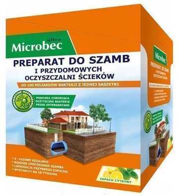 Klärgruben Bakterien Aktivator Kläranlage Reiniger Behandlung 18 Sachets 25g