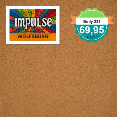 Girloon Body 231 Teppichboden Velours 400 cm breit - keine Versandkosten