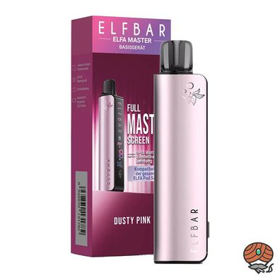 ELFBAR ELFA MASTER E-Zigaretten Akku DUSTY PINK verwendbar mit ELFA PODS