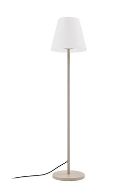 Lucande Terrassenleuchte Jaimy, beige, Metall, 150 cm, E27