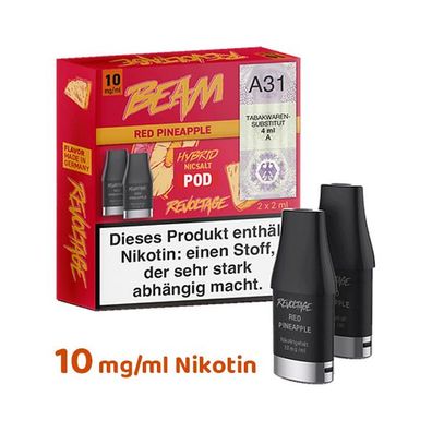 Revoltage Beam Pods RED Pineapple 10mg/ml Nikotin à 2 Pods