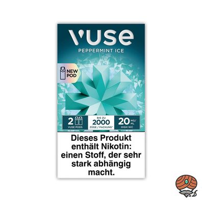 Vuse PODS Peppermint Ice 20mg/ml Nikotin à 2 Pods