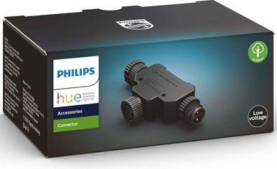 Philips Hue Outdoor T-Stecker Wetterfest (IP67) Schwarz Neuware vom DE Händler