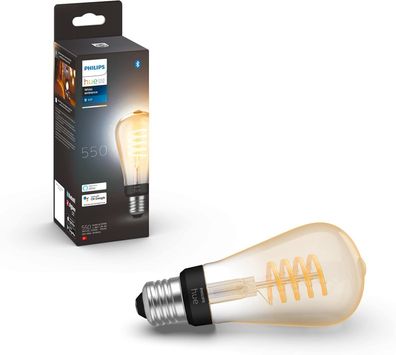 Philips Hue White Ambiance E27 Filament Edison (550 lm) dimmbar Neuware