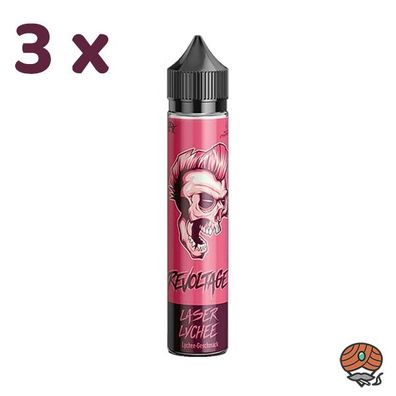 Revoltage LASER LYCHEE Longfill Aroma für E-Zigaretten 3x 15ml