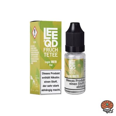LEEQD Früchtetee 6mg/ml Nikotin, Liquid 10ml