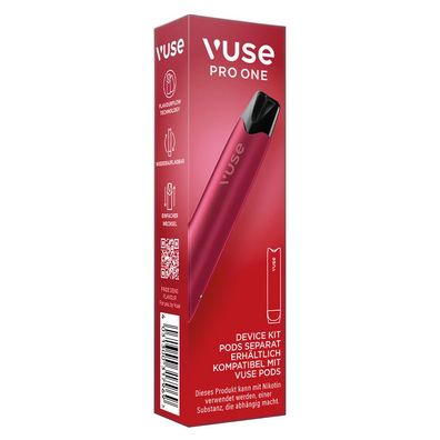 Vuse Pro One PEN Red Device Kit E-Zigarette, rot