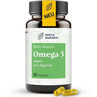 481,30 €/ kg | Nova Nature Omega 3 vegan, 90 Kapseln, 54g