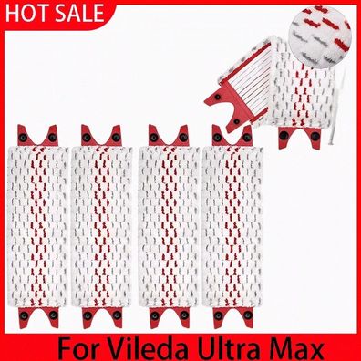 4x Replacement mop covers suitable for Vileda Ultramat 2in1
