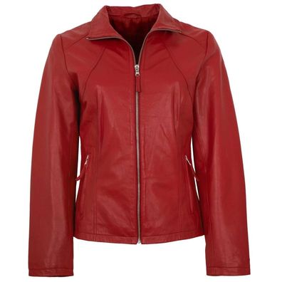 MADDOX - Damen Lederjacke Lammnappa rot