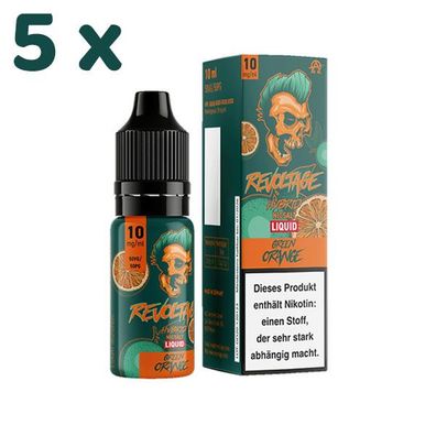 Revoltage GREEN ORANGE 10mg/ml Nikotin, 50/50 Liquid 5x 10ml