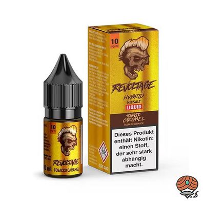 Revoltage Tobacco Caramel 10mg/ml Nikotin, 50/50 Liquid 10ml