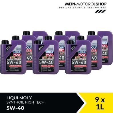 Liqui Moly Synthoil High Tech 5W-40 9x1 Liter