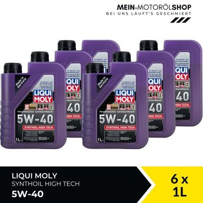 Liqui Moly Synthoil High Tech 5W-40 6x1 Liter