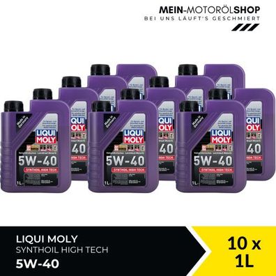 Liqui Moly Synthoil High Tech 5W-40 10x1 Liter