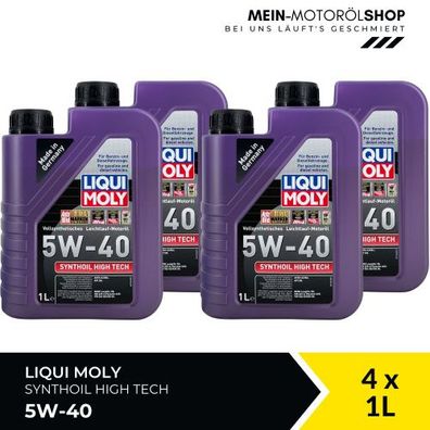 Liqui Moly Synthoil High Tech 5W-40 4x1 Liter