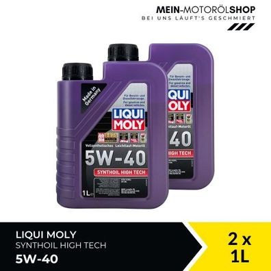 Liqui Moly Synthoil High Tech 5W-40 2x1 Liter