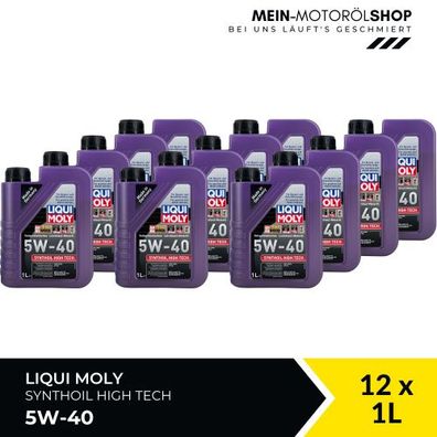 Liqui Moly Synthoil High Tech 5W-40 12x1 Liter