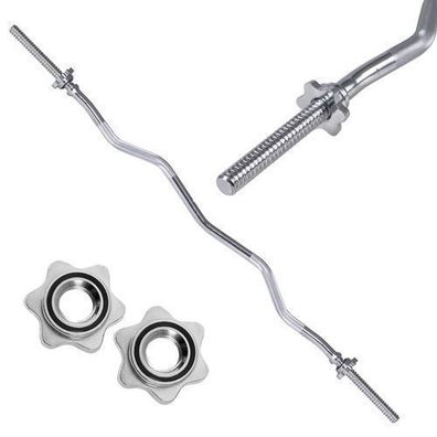 Curlstange Curlhantel Hantelstange Langhantel Hantel Stange 120 cm