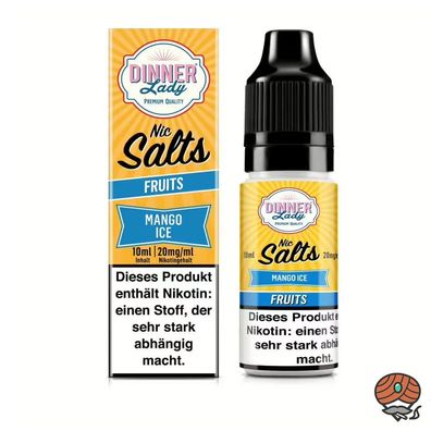 Dinner Lady Mango Ice Nikotinsalz 20mg/ml Nikotin, 50/50 Liquid 10ml