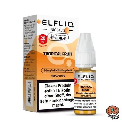 ELFLIQ by ELFBAR Tropical Fruit * 20mg/ml* Nikotinsalz, Liquid 10ml