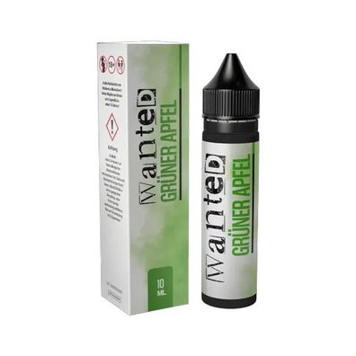 Wanted GRÜNER APFEL Longfill Aroma für E-Zigaretten 10ml