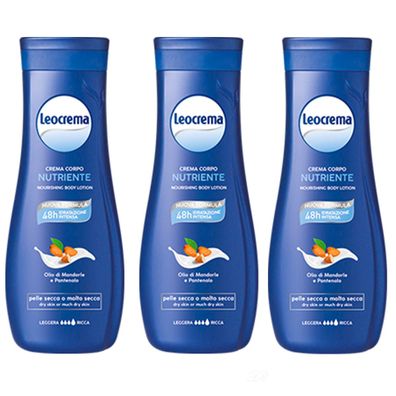 Leocrema Nutritive Bodylotion trockene Haut 3x 250 ml nutriente