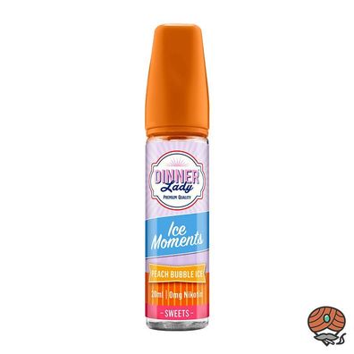 Dinner Lady PEACH BUBBLE ICE Longfill Liquid / Aroma 20ml - Ice Moments