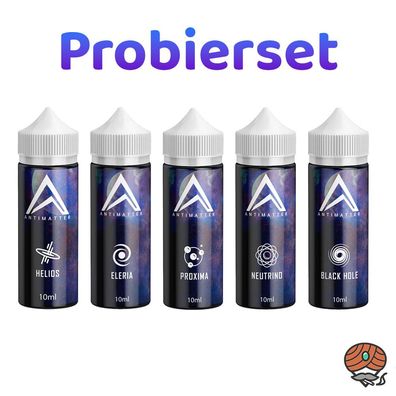 Antimatter Probierset - Longfill Aroma für E-Zigaretten 5x 10 ml