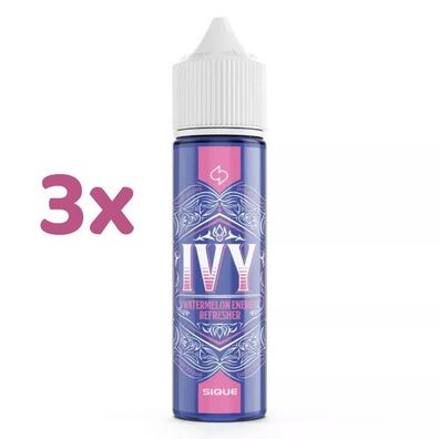 SIQUE Berlin IVY Watermelon Energy Longfill Aroma, 3x 7ml