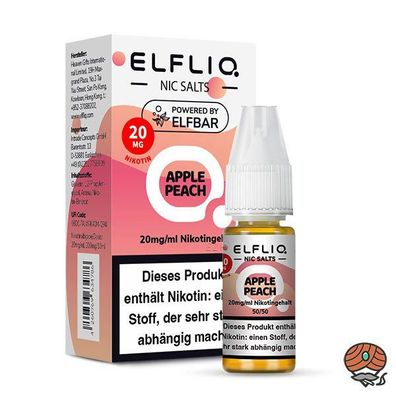 ELFLIQ by ELFBAR Apple Peach * 20mg/ml* Nikotinsalz, Liquid 10ml