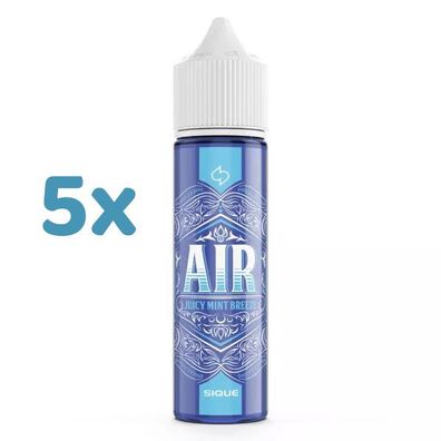 SIQUE Berlin AIR Juicy Mint Breeze Longfill Aroma, 5x 5ml