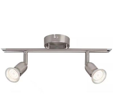 Brilliant Loona Decken Spot Strahler Leuchte Lampe 2-flg GU10 eisen schwenkbar