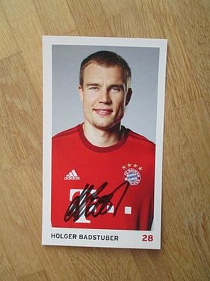 FC Bayern München Saison 15/16 Holger Badstuber - handsigniertes Autogramm!!!