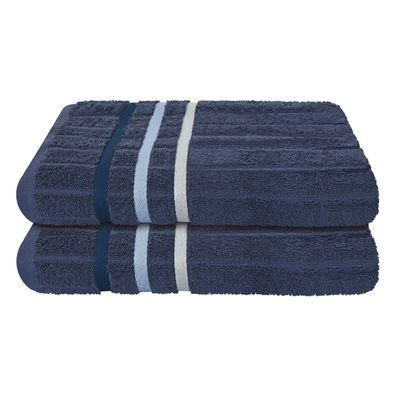 Uncover by Schiesser Duschtuchset Ohio - 2-teilig - 70 x 140 cm