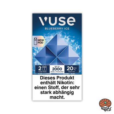 Vuse PODS Blueberry Ice 20mg/ml Nikotin à 2 Pods