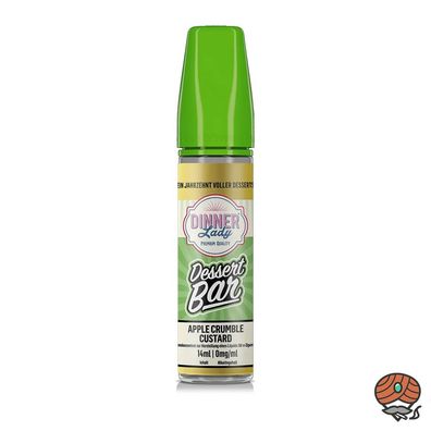 Dinner Lady Dessert Bar APPLE Crumble Custard Longfill Liquid Aroma 14ml